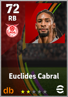 Euclides Cabral — RB, OVR 72, MAX 72