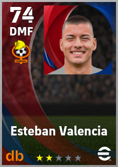 Esteban Valencia eFootball player card