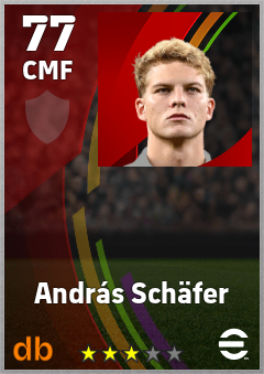 András Schäfer — CMF, OVR 77, MAX 77