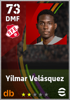Yílmar Velásquez — DMF, OVR 73, MAX 73