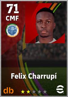 Felix Charrupí eFootball player card