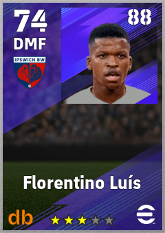 Florentino Luís eFootball player card