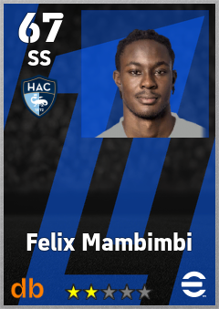 Felix Mambimbi — SS, OVR 67, MAX 67