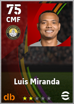 Luis Miranda eFootball player card