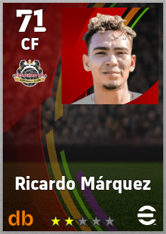 Ricardo Márquez — CF, OVR 71, MAX 71