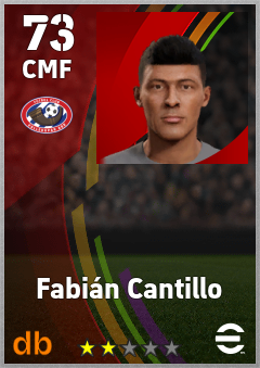 Fabián Cantillo — CMF, OVR 73, MAX 73