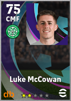 Luke McCowan — CMF, OVR 75, MAX 75