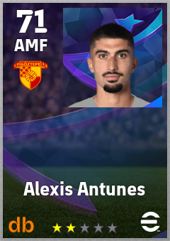 Alexis Antunes eFootball player card