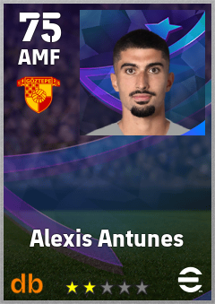 Alexis Antunes — AMF, OVR 75, MAX 75