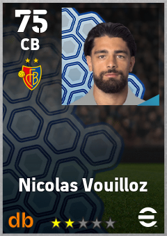 Nicolas Vouilloz — CB, OVR 75, MAX 75