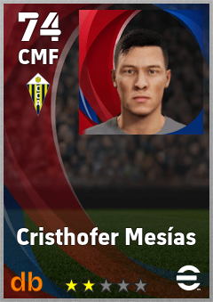 Cristhofer Mesías eFootball player card