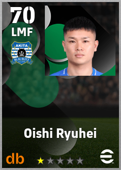 Oishi Ryuhei eFootball player card