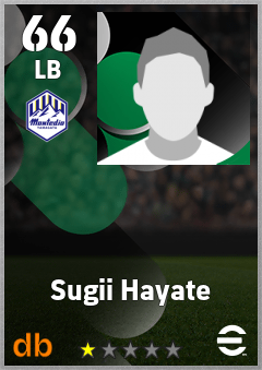 Sugii Hayate — LB, OVR 66, MAX 66