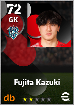 Fujita Kazuki eFootball player card