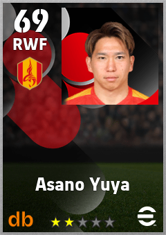 Asano Yuya eFootball player card