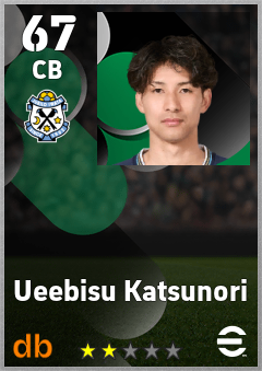 Ueebisu Katsunori — CB, OVR 67, MAX 67