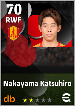 Nakayama Katsuhiro eFootball player card