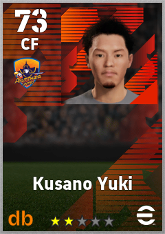 Kusano Yuki — CF, OVR 73, MAX 73
