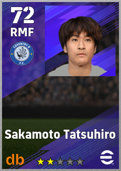 Sakamoto Tatsuhiro — RMF, OVR 72, MAX 72