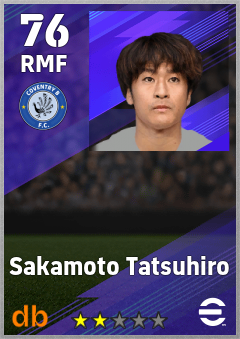 Sakamoto Tatsuhiro eFootball player card
