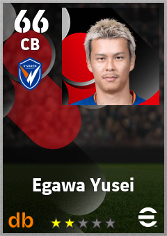 Egawa Yusei — CB, OVR 66, MAX 66