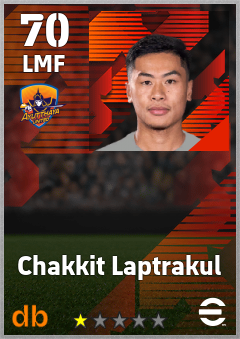 Chakkit Laptrakul eFootball player card