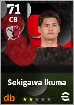 Sekigawa Ikuma eFootball player card