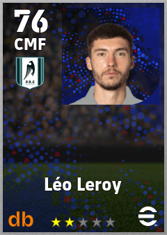 Léo Leroy — CMF, OVR 76, MAX 76