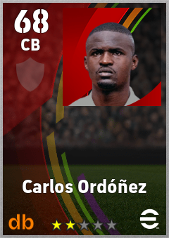 Carlos Ordóñez eFootball player card
