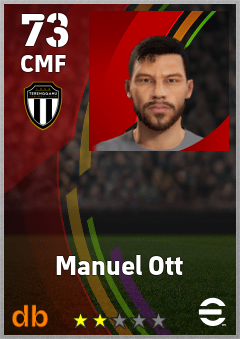 Manuel Ott — CMF, OVR 73, MAX 73