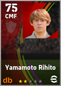 Yamamoto Rihito eFootball player card