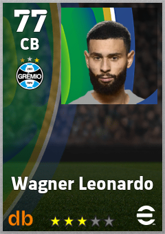 Wagner Leonardo — CB, OVR 77, MAX 77