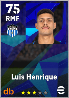 Luis Henrique eFootball player card
