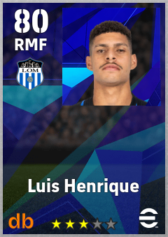 Luis Henrique eFootball player card
