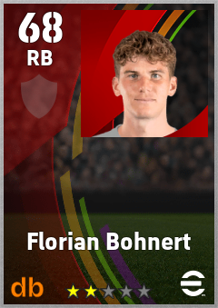 Florian Bohnert eFootball player card