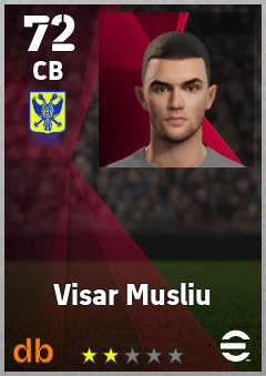 Visar Musliu eFootball player card