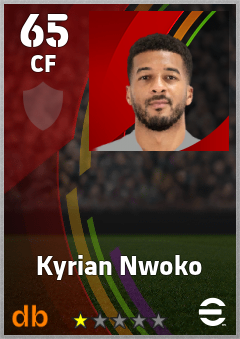 Kyrian Nwoko — CF, OVR 65, MAX 65