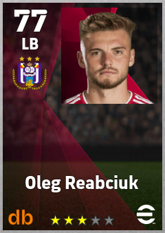 Oleg Reabciuk — LB, OVR 77, MAX 77