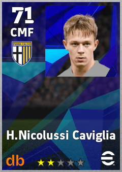 H.Nicolussi Caviglia — CMF, OVR 71, MAX 71