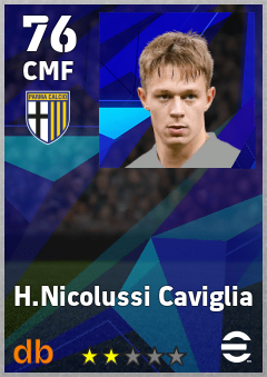 H.Nicolussi Caviglia — CMF, OVR 76, MAX 76