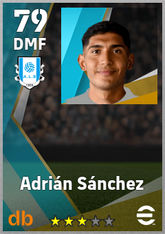 Adrián Sánchez eFootball player card