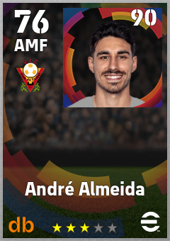 André Almeida eFootball player card