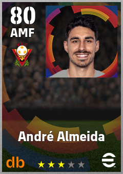 André Almeida — AMF, OVR 80, MAX 90