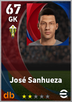 José Sanhueza — GK, OVR 67, MAX 67
