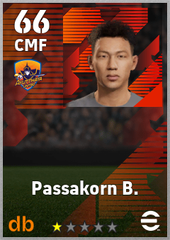Passakorn B. — CMF, OVR 66, MAX 66
