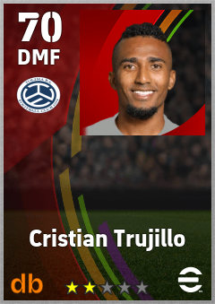 Cristian Trujillo — DMF, OVR 70, MAX 70