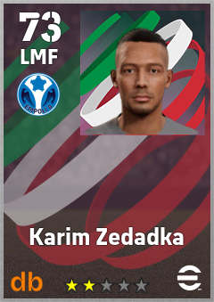 Karim Zedadka eFootball player card