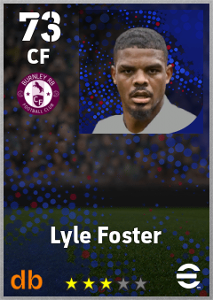 Lyle Foster eFootball player card