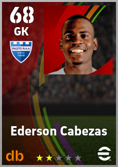 Ederson Cabezas — GK, OVR 68, MAX 68