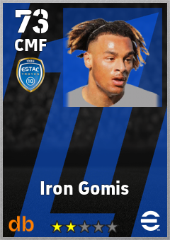 Iron Gomis — CMF, OVR 73, MAX 73